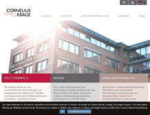 Tablet Screenshot of cornelius-krage.de